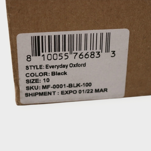 Nisolo Everyday Oxford Dress Shoes Black Leather Lace Up Sz 10 Men's With Box - Picture 7 of 8